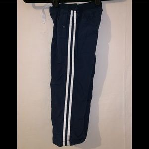 Old Navy Boys 5 Striped Blue Athletic Pants Lined